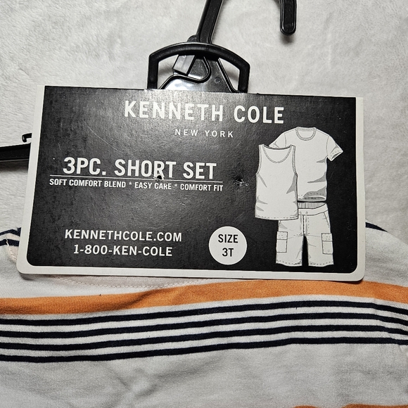 Kenneth Cole 3 Piece Short Set 3T - NWT - Picture 2 of 5